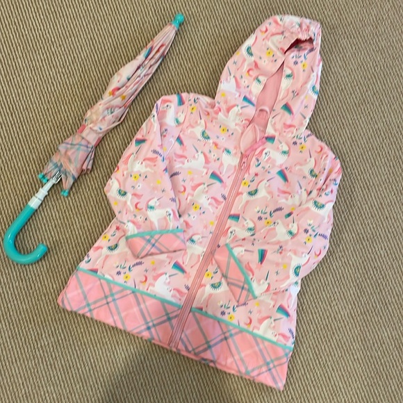 stephen joseph Other - Stephen Joseph matching raincoat & umbrella - size 4/5